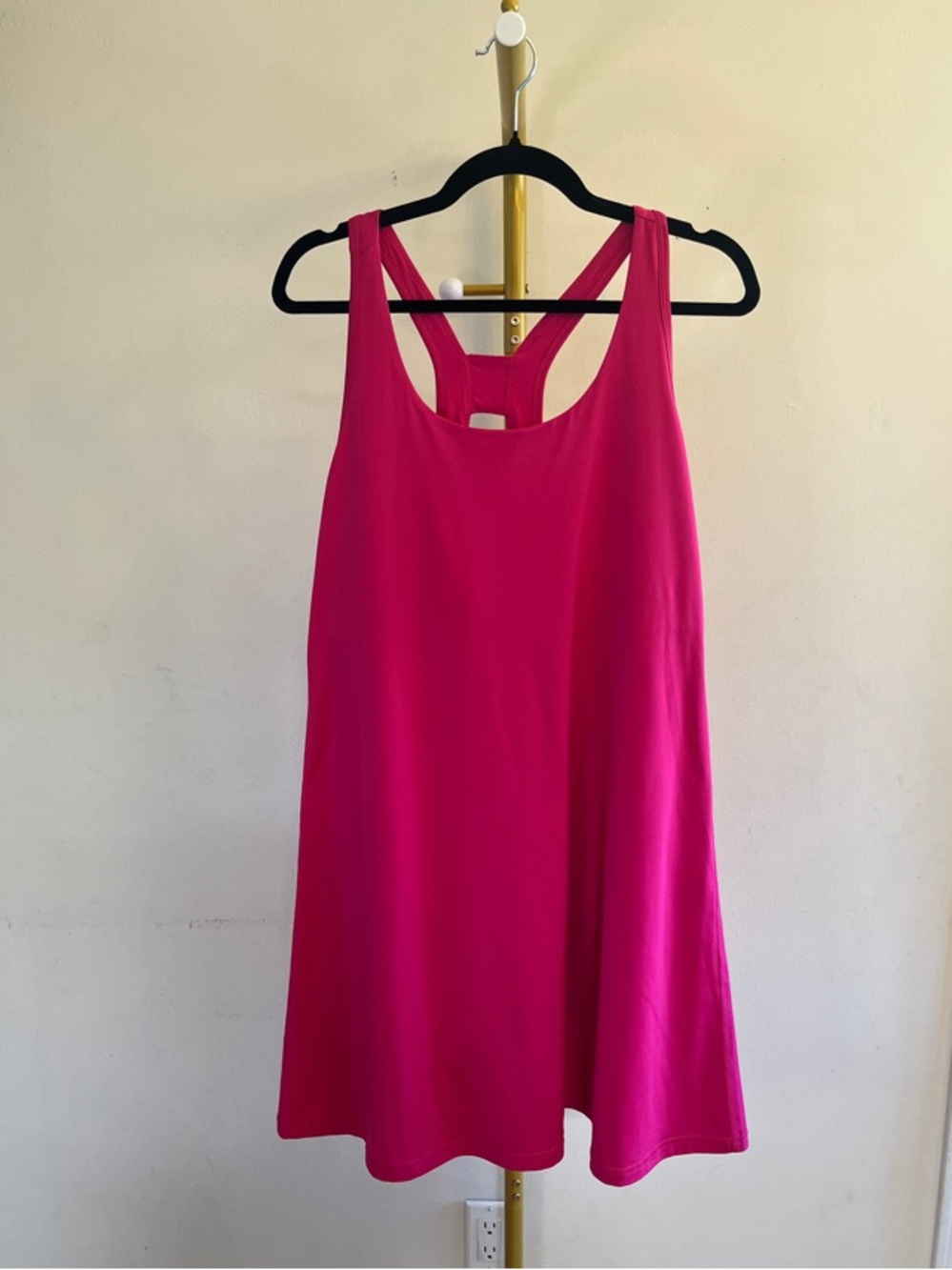 Ideology Hot Pink Racerback Mini Dress